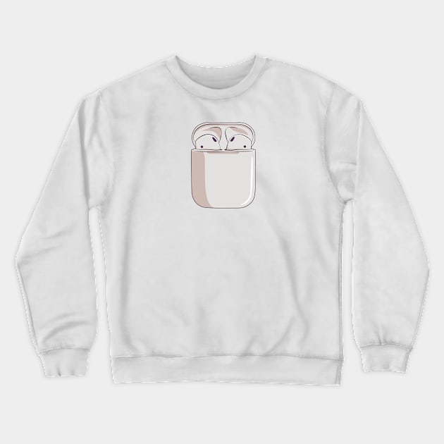 earphones Crewneck Sweatshirt by enimu